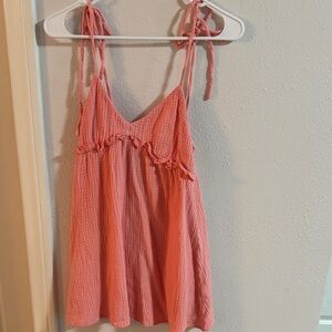 Pink lily Tie-Strap Dress